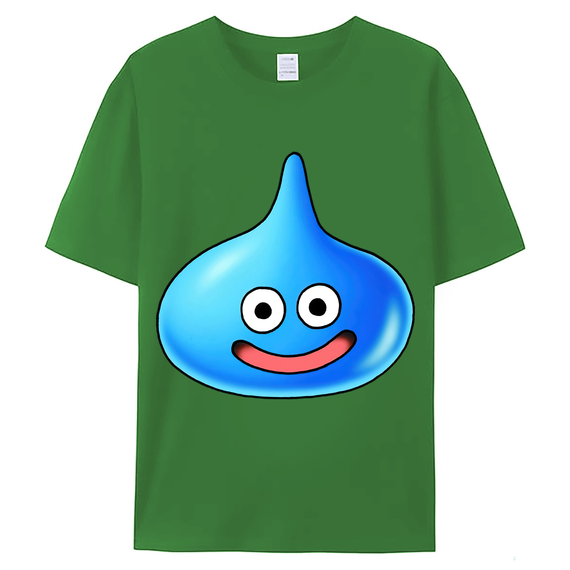 （画像用） ドラゴンクエスト Doragon Kuesuto Dragon Quest レディースカジュアルプリントTシャツ（綿100％）